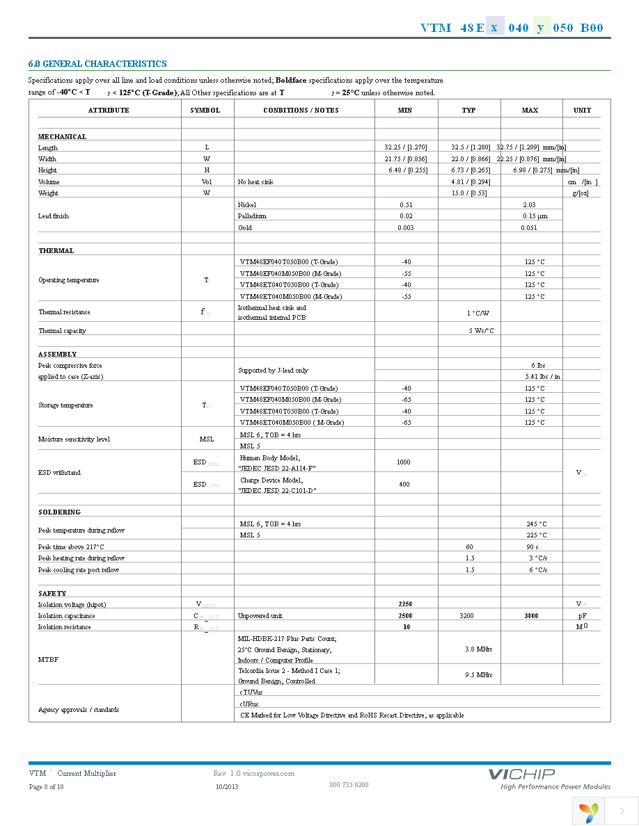 VTM48ET040T050B00 Page 8