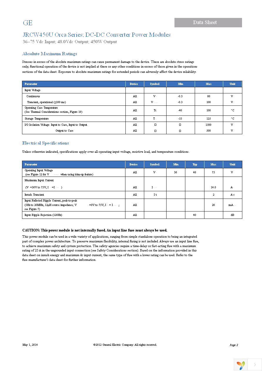 JRCW450U64-18Z Page 2