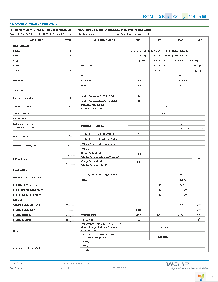 BCM48BF030T210A00 Page 8