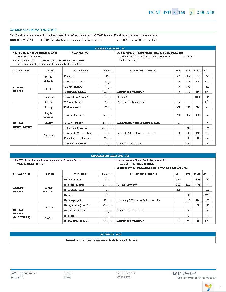 BCM48BT160T240A00 Page 4