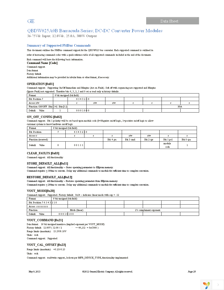 QBDW025A0B41-HZ Page 20