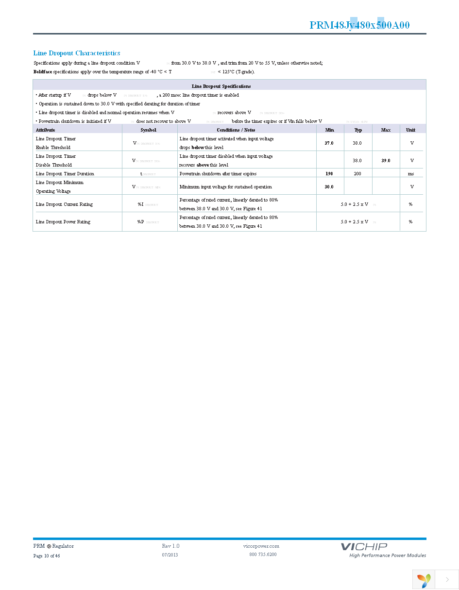 PRM48JF480T500A00 Page 10