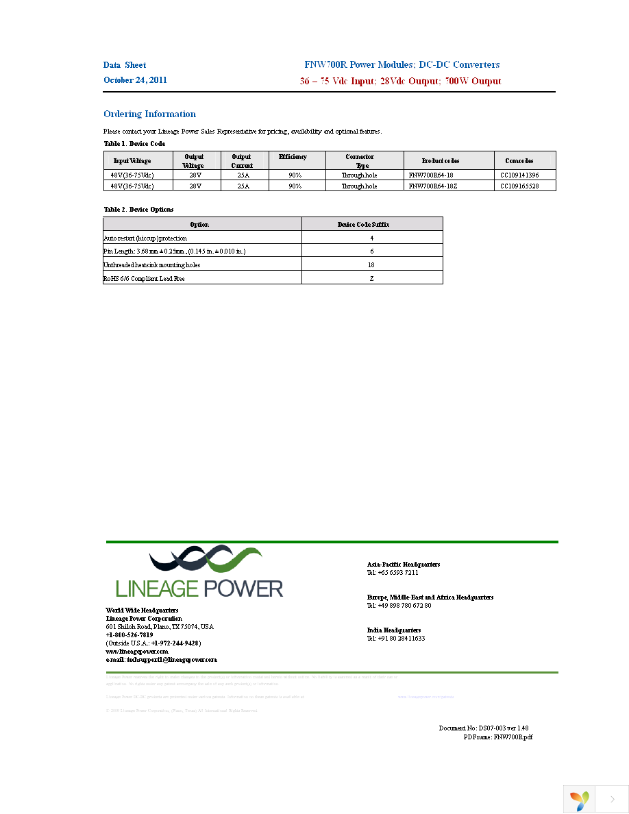 FNW700R64-18Z Page 14