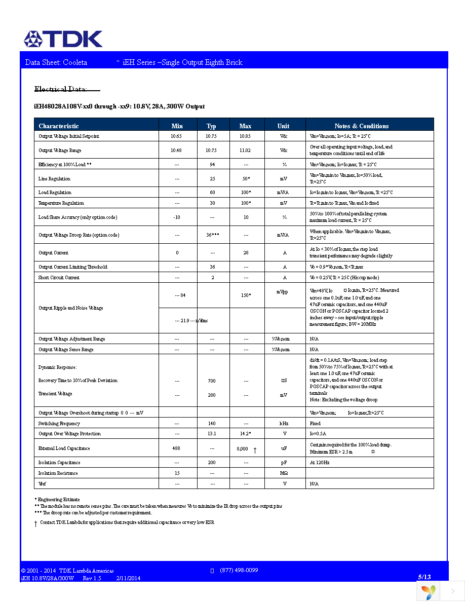 IEH48025A120V109R Page 5