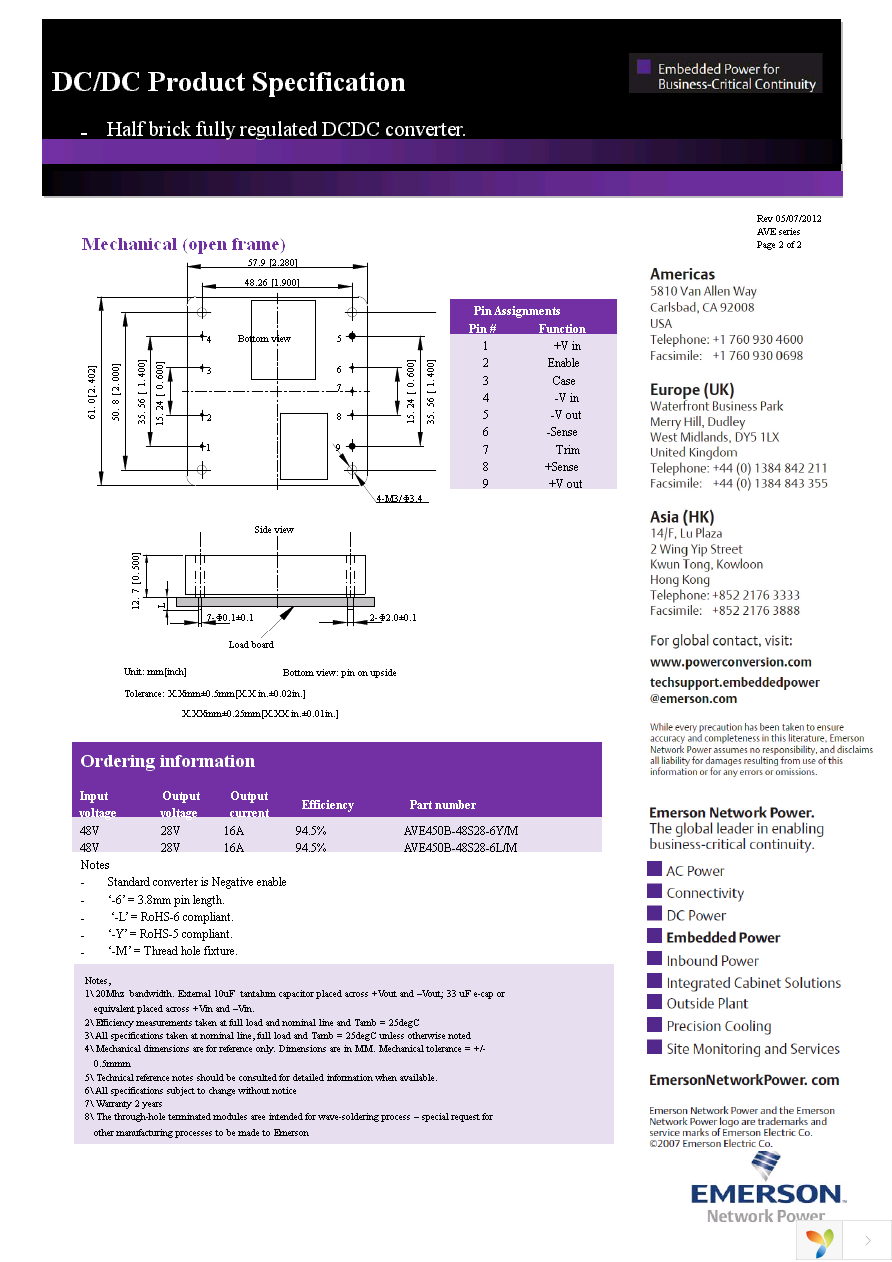 AGF600-48S28-6L Page 2