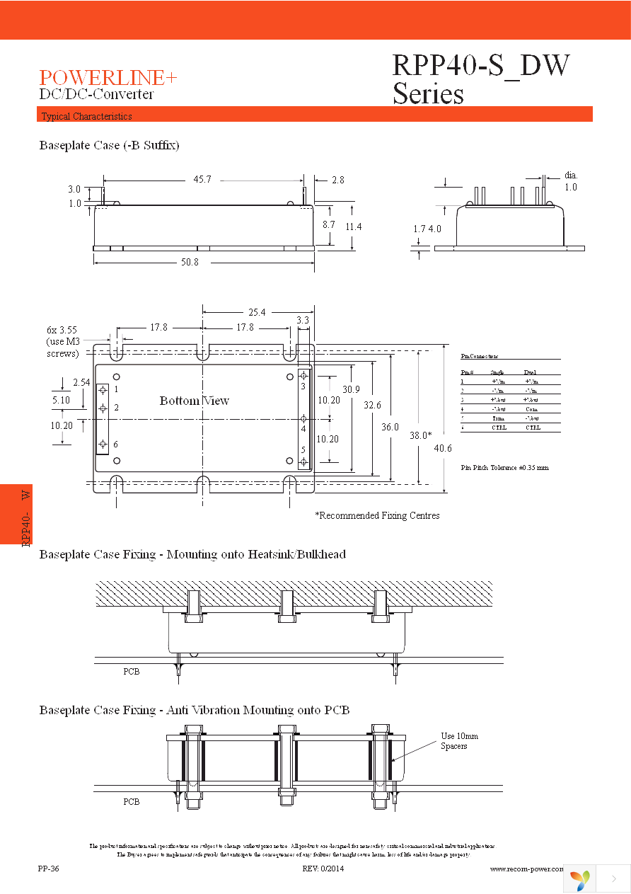 RPP40-2412DW Page 6