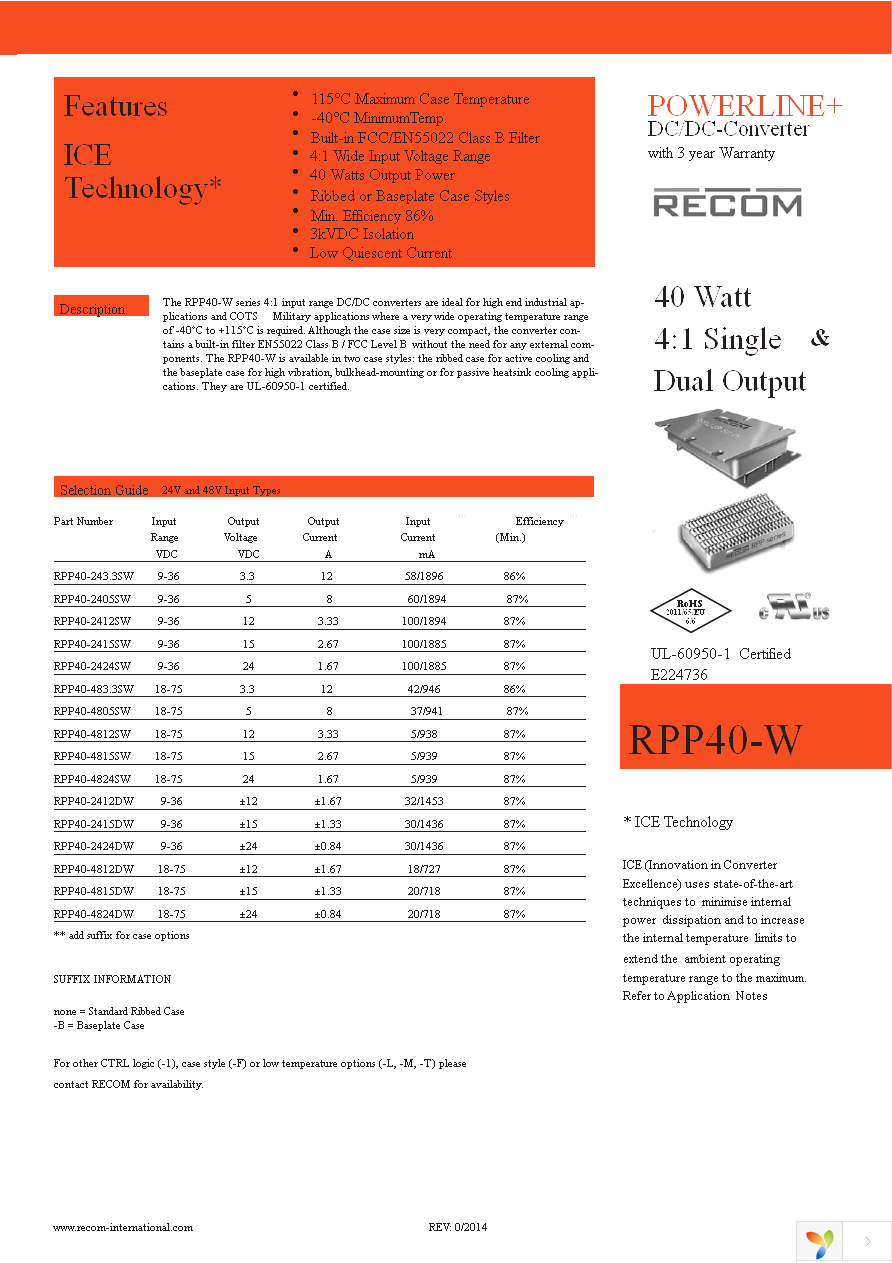 RPP40-4805SW Page 1