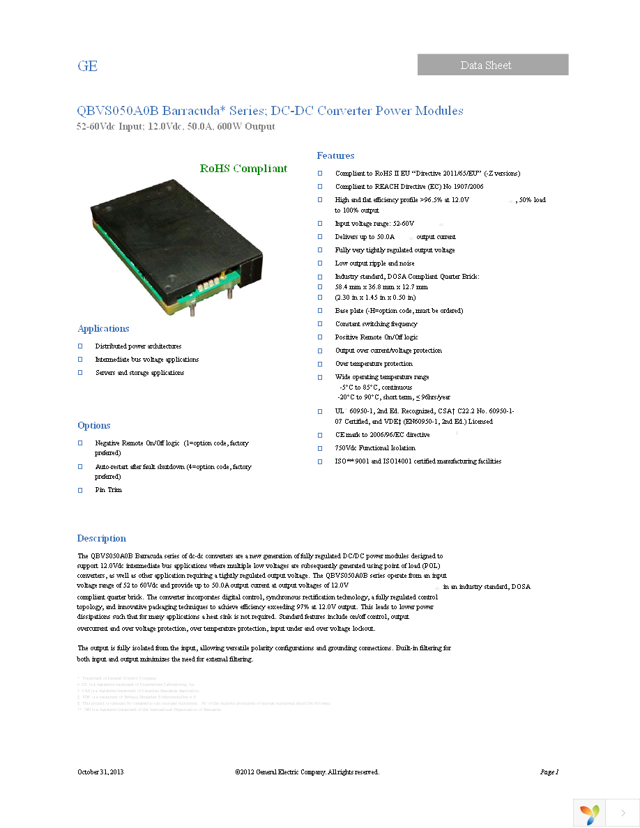 QBVS050A0B41-HZ Page 1