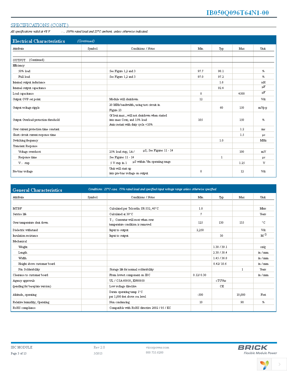 IB050Q096T64N1-00 Page 3