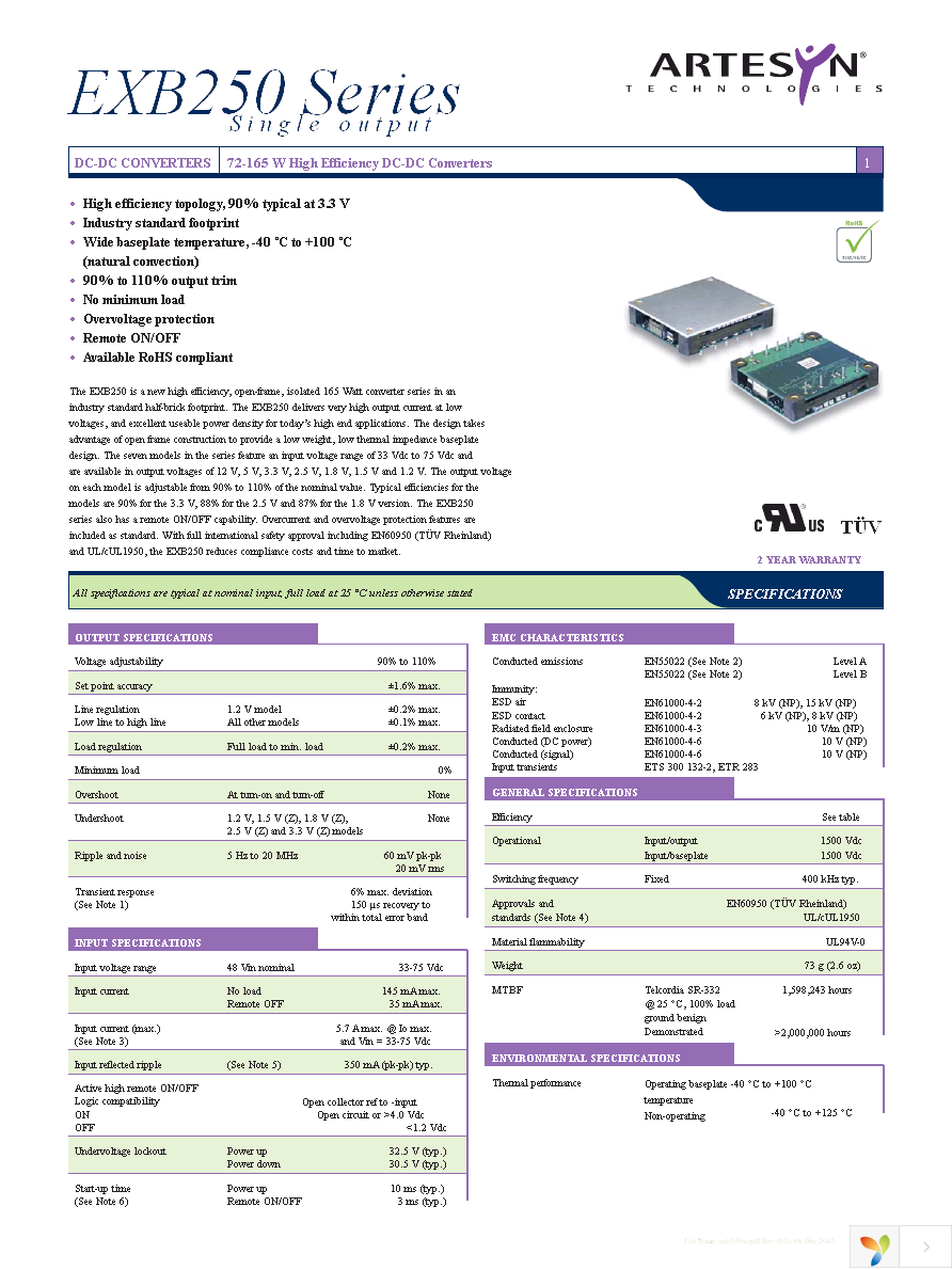 EXB250-48S05-RJ Page 1