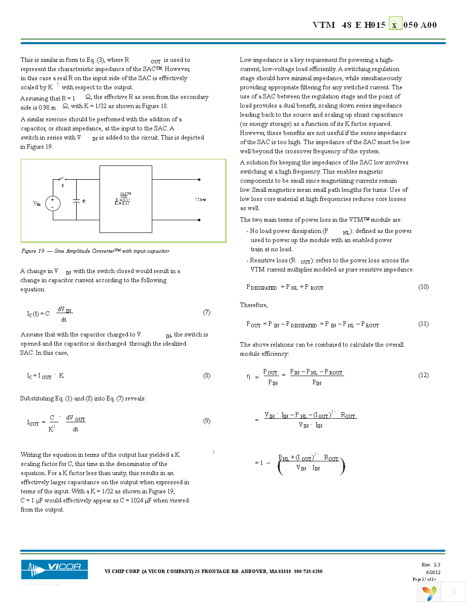 VTM48EH015M050A00 Page 12