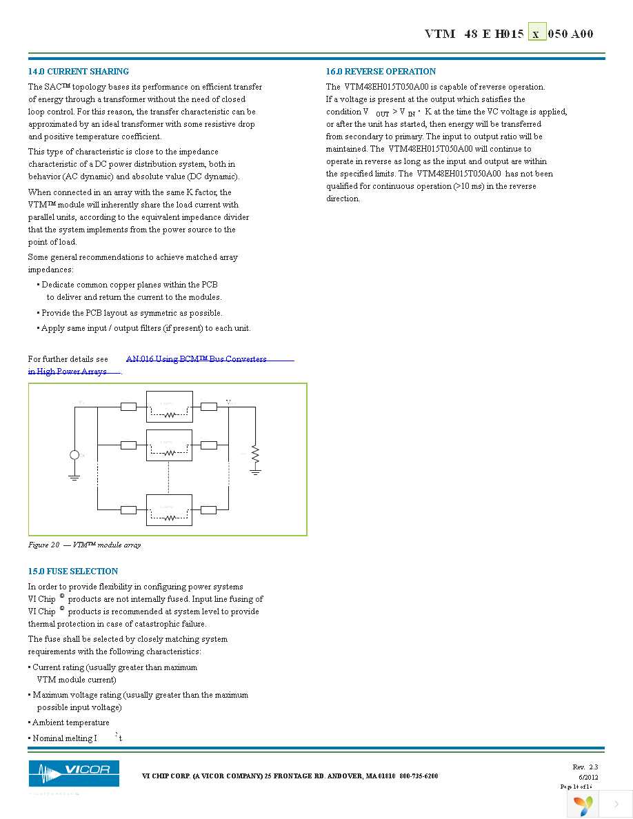 VTM48EH015M050A00 Page 14