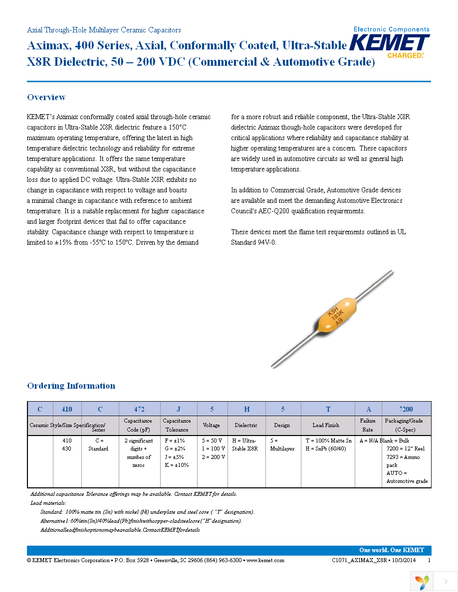 C410C103K1H5TAAUTO Page 1