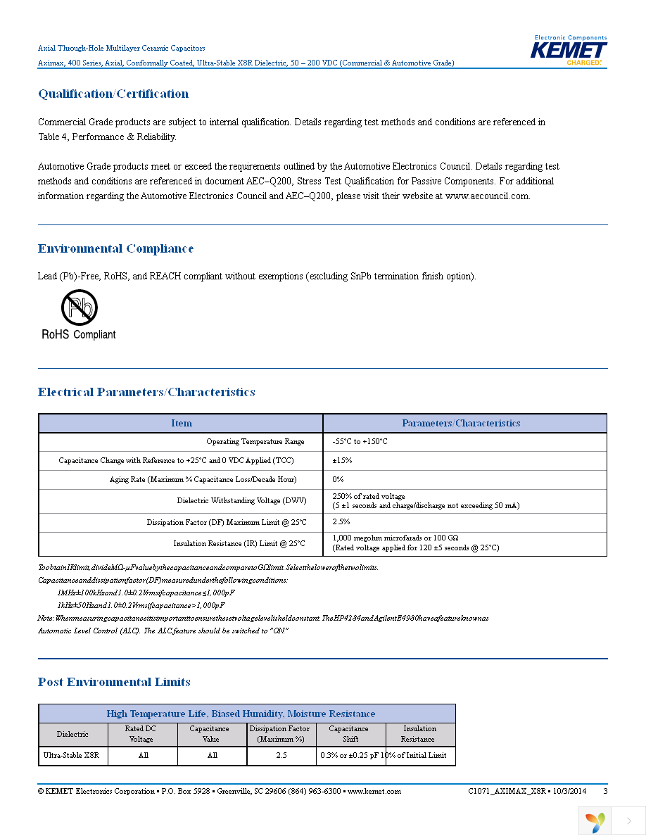 C410C103K1H5TAAUTO Page 3