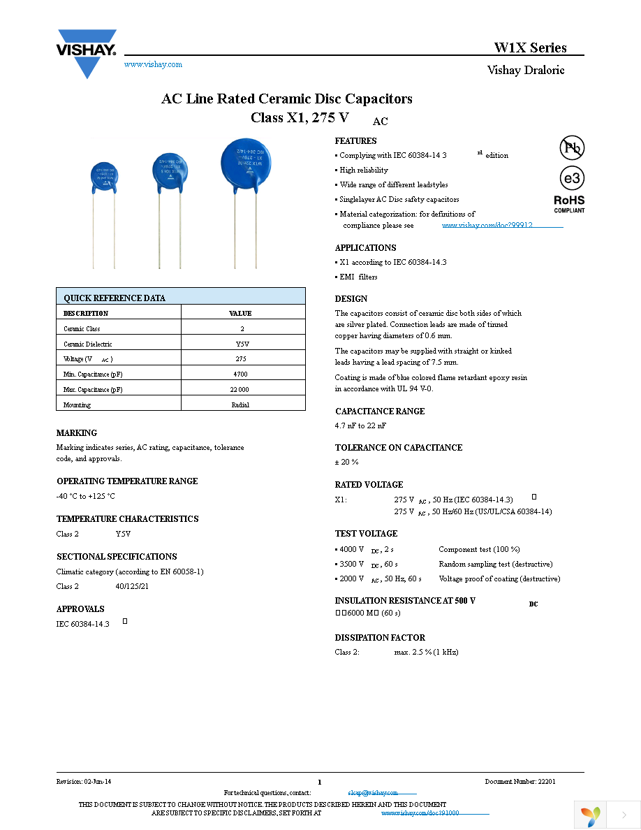 W1X223MCVCF0KR Page 1