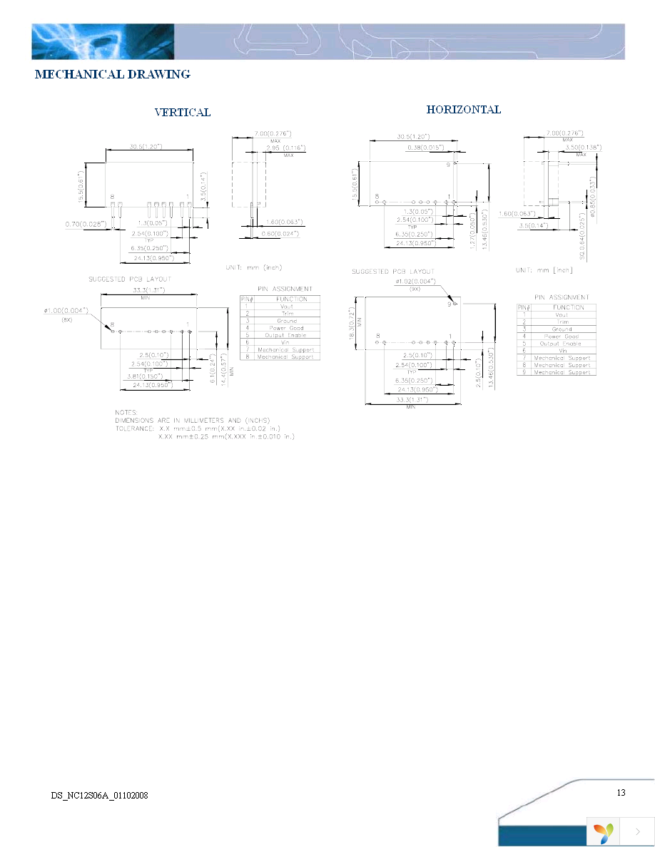 NC12S0A0H06PNFA Page 13