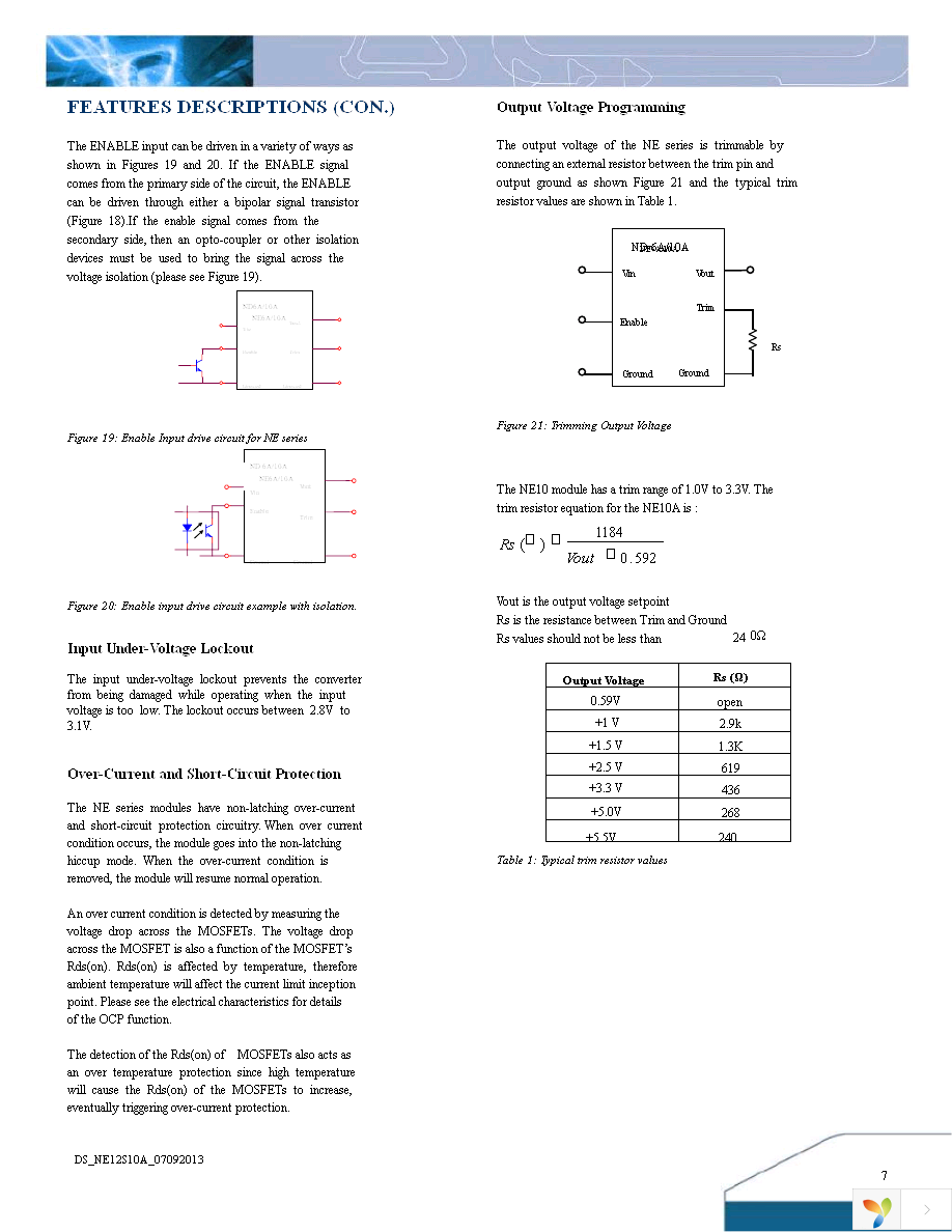 NE12S0A0V10PNFA Page 7