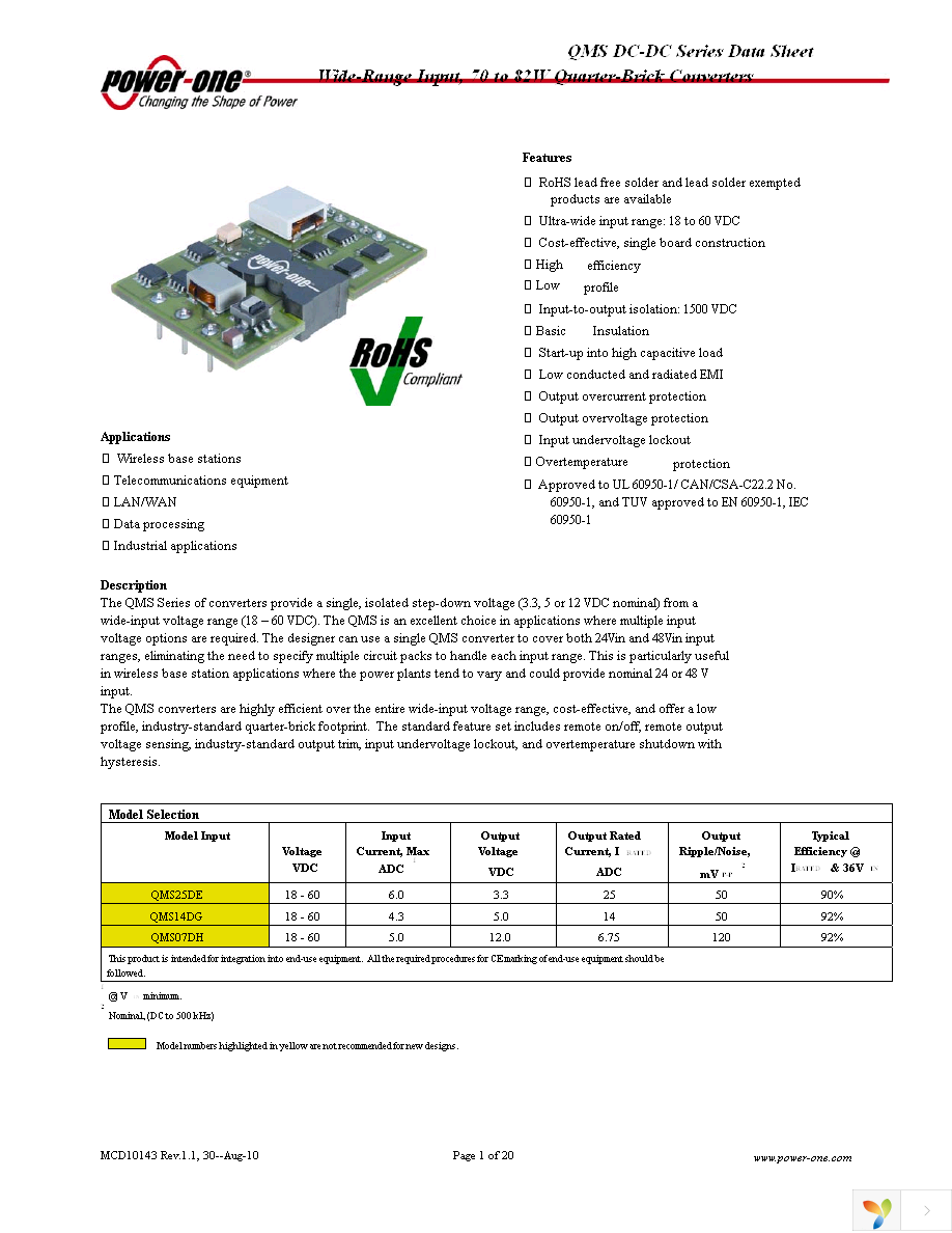 QMS07DH-G Page 1