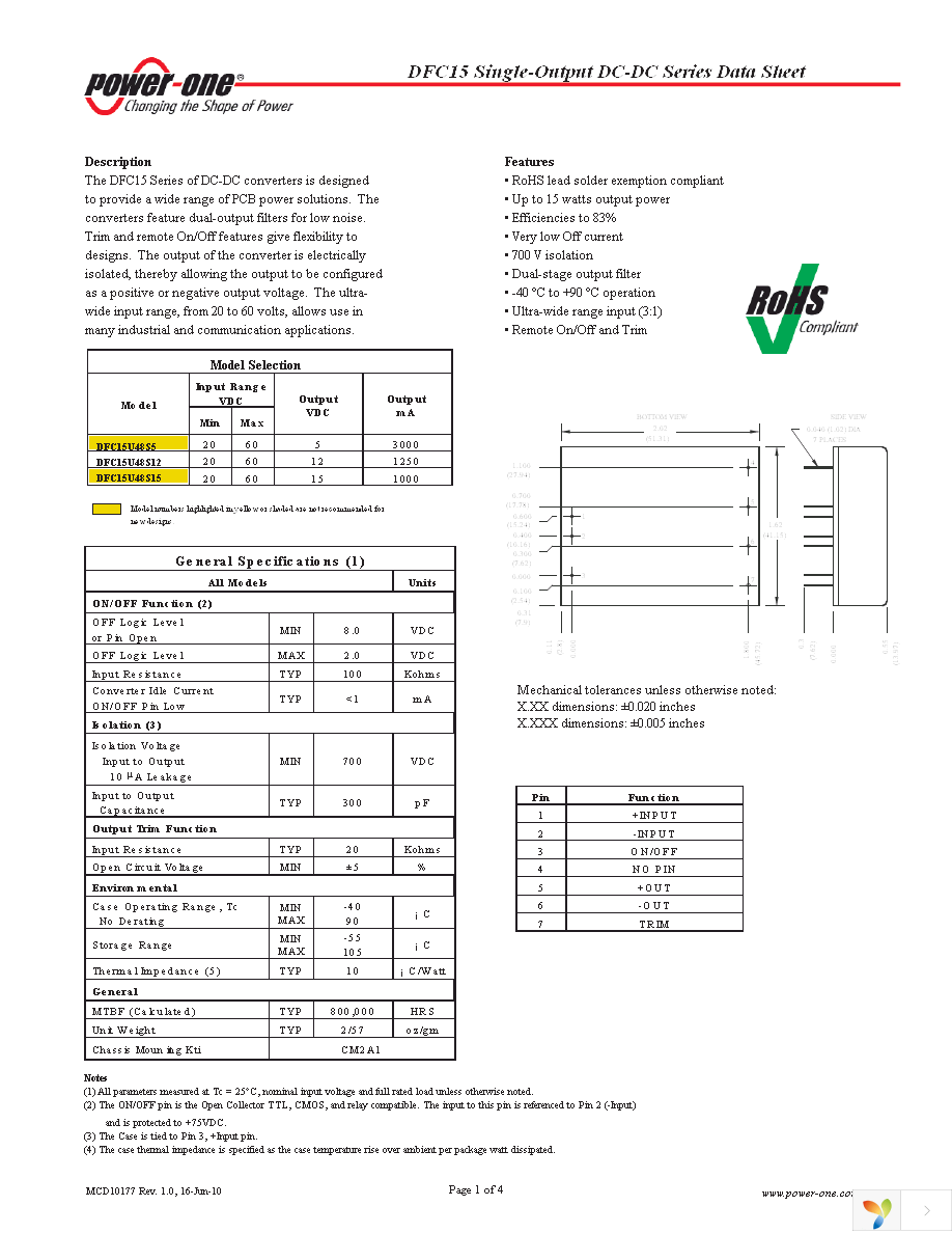 DFC15U48S12 Page 1