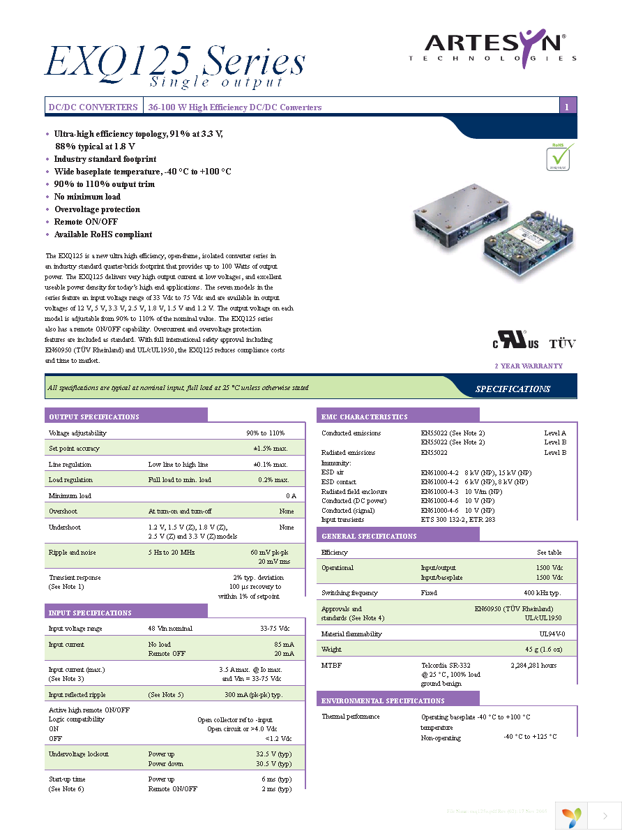 EXQ125-48S1V8 Page 1