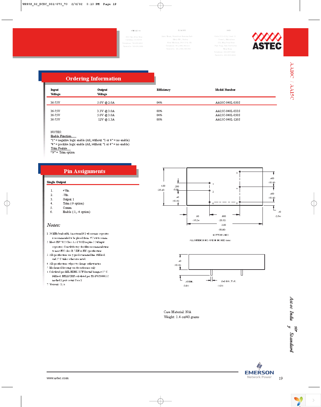 AA10C-048L-050S Page 2