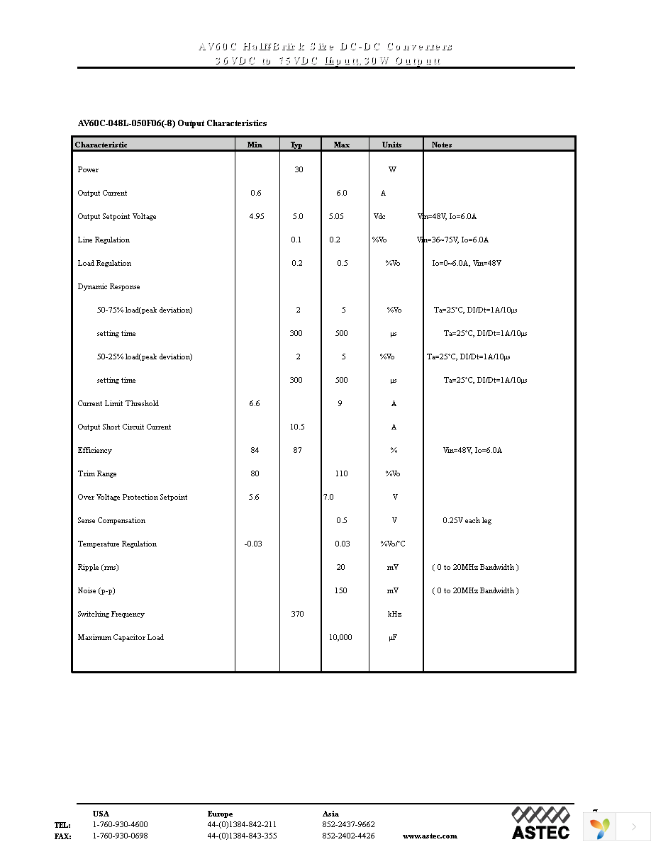 AV60C-048L-050F06-8 Page 7