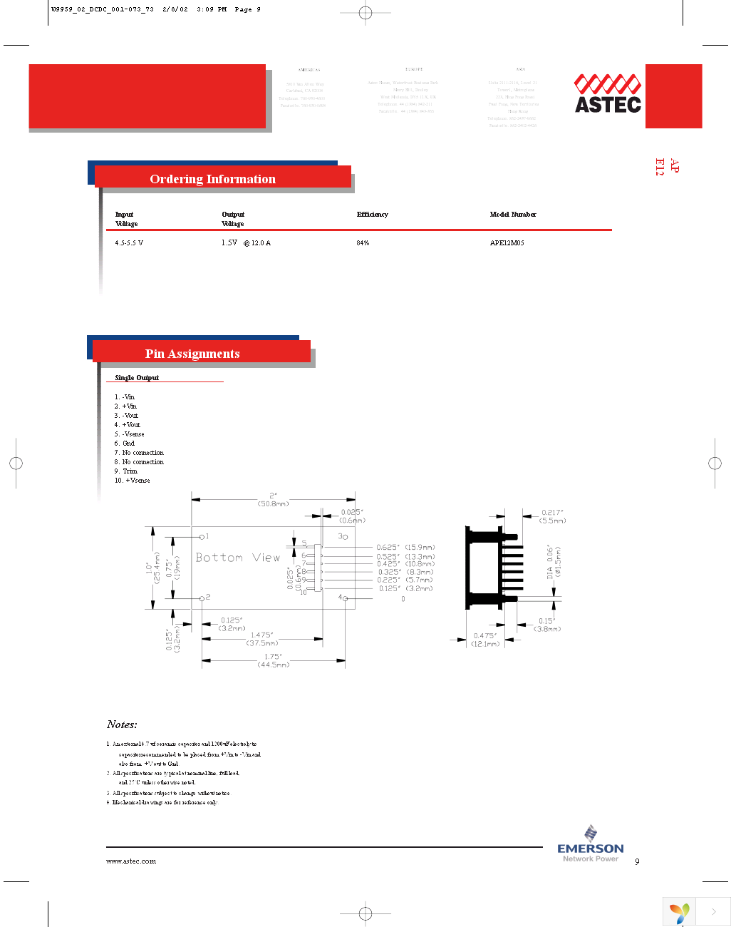 APE12M05 Page 2