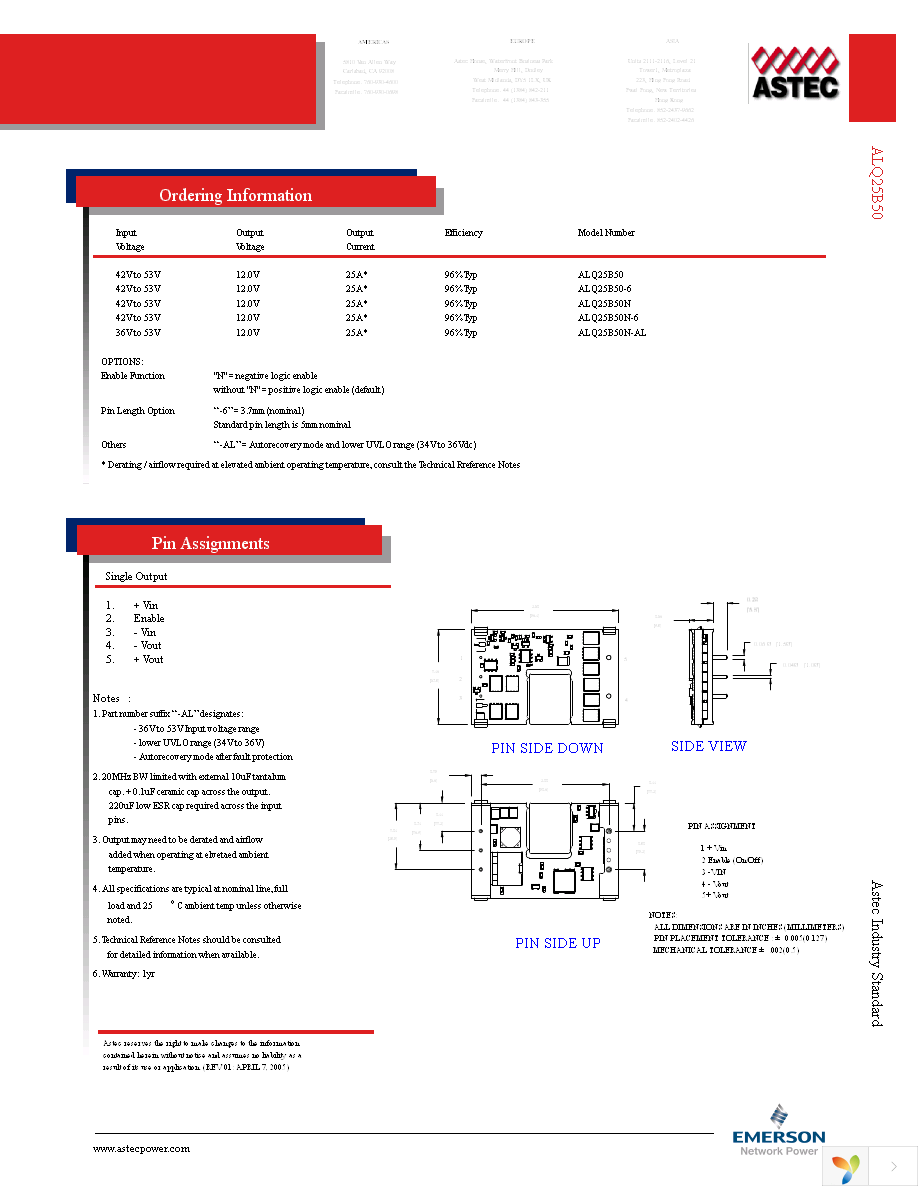 ALQ25B50N Page 2