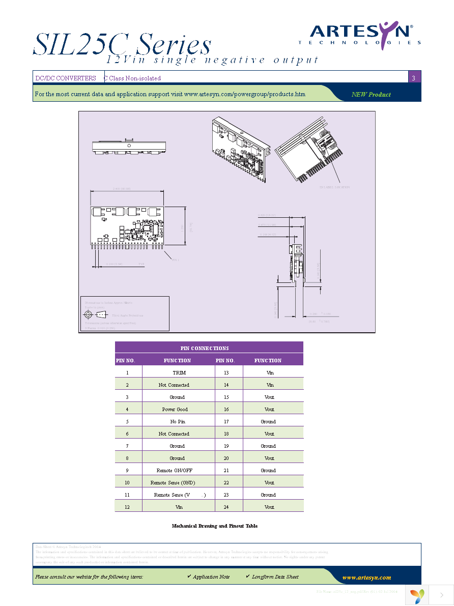 SIL25C-12SNEG-V Page 3