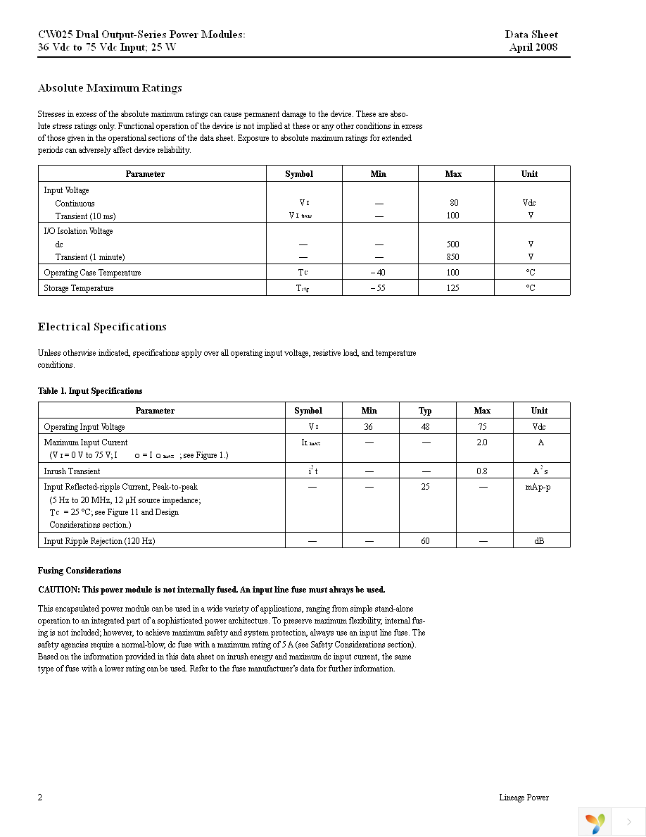 CW025CL-M Page 2