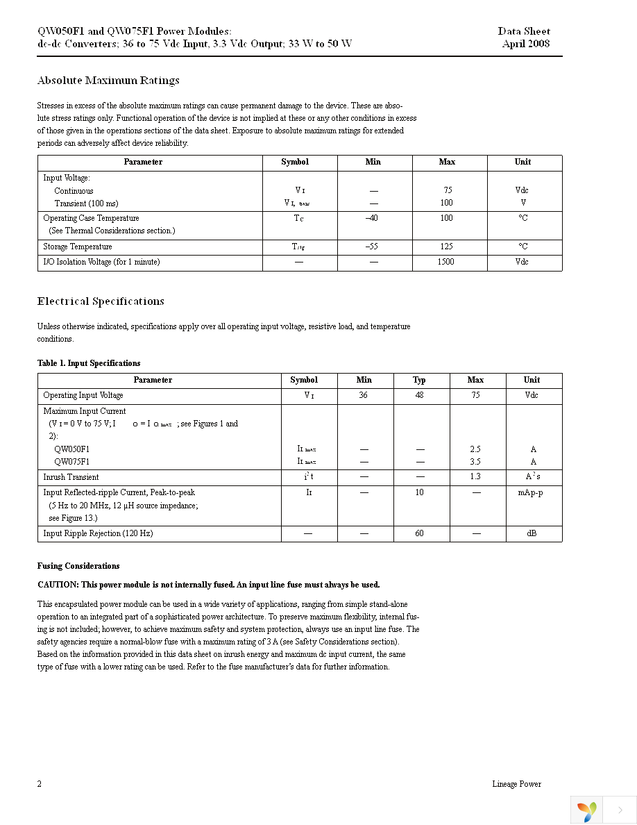 QW050F1 Page 2