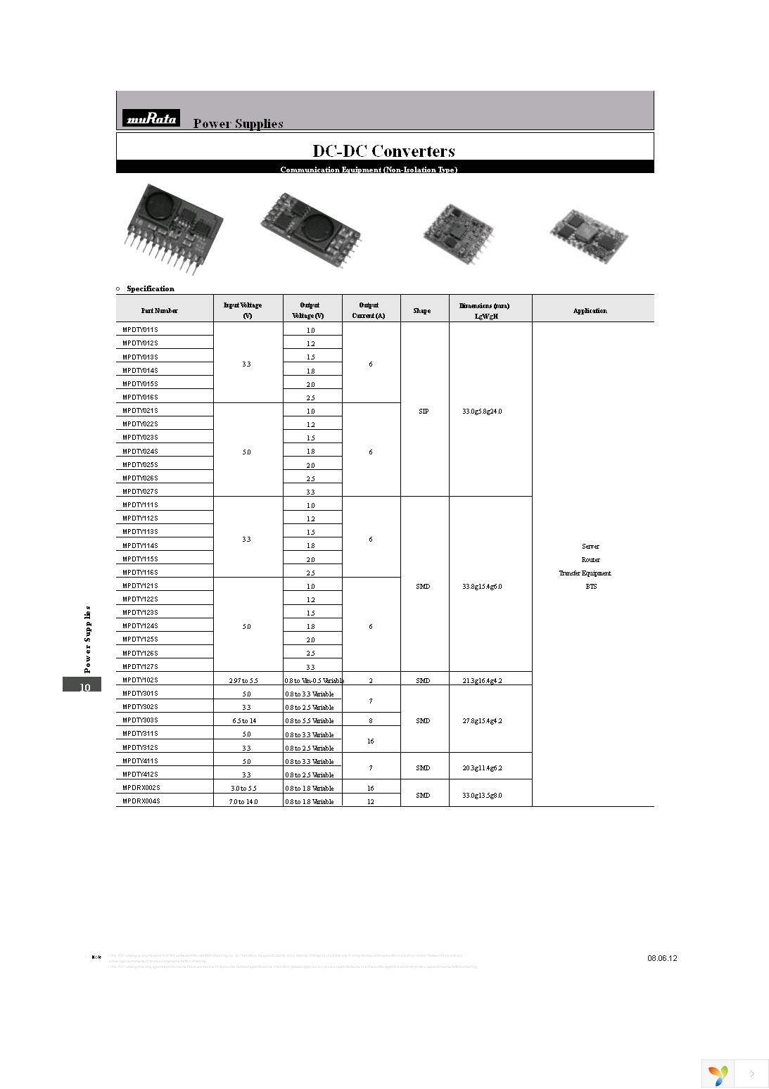 MPD6S012S Page 2