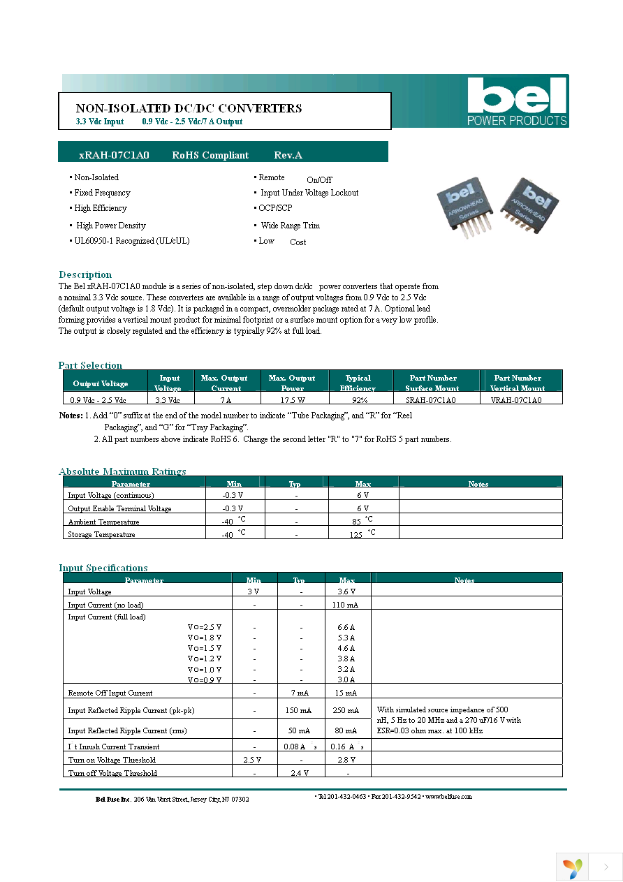 VRAH-07C1A00 Page 1