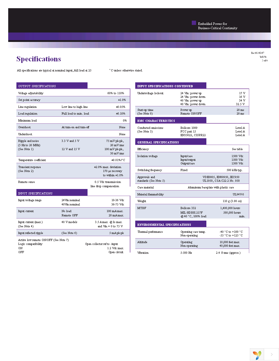 BXB50-24S15FLTJ Page 2