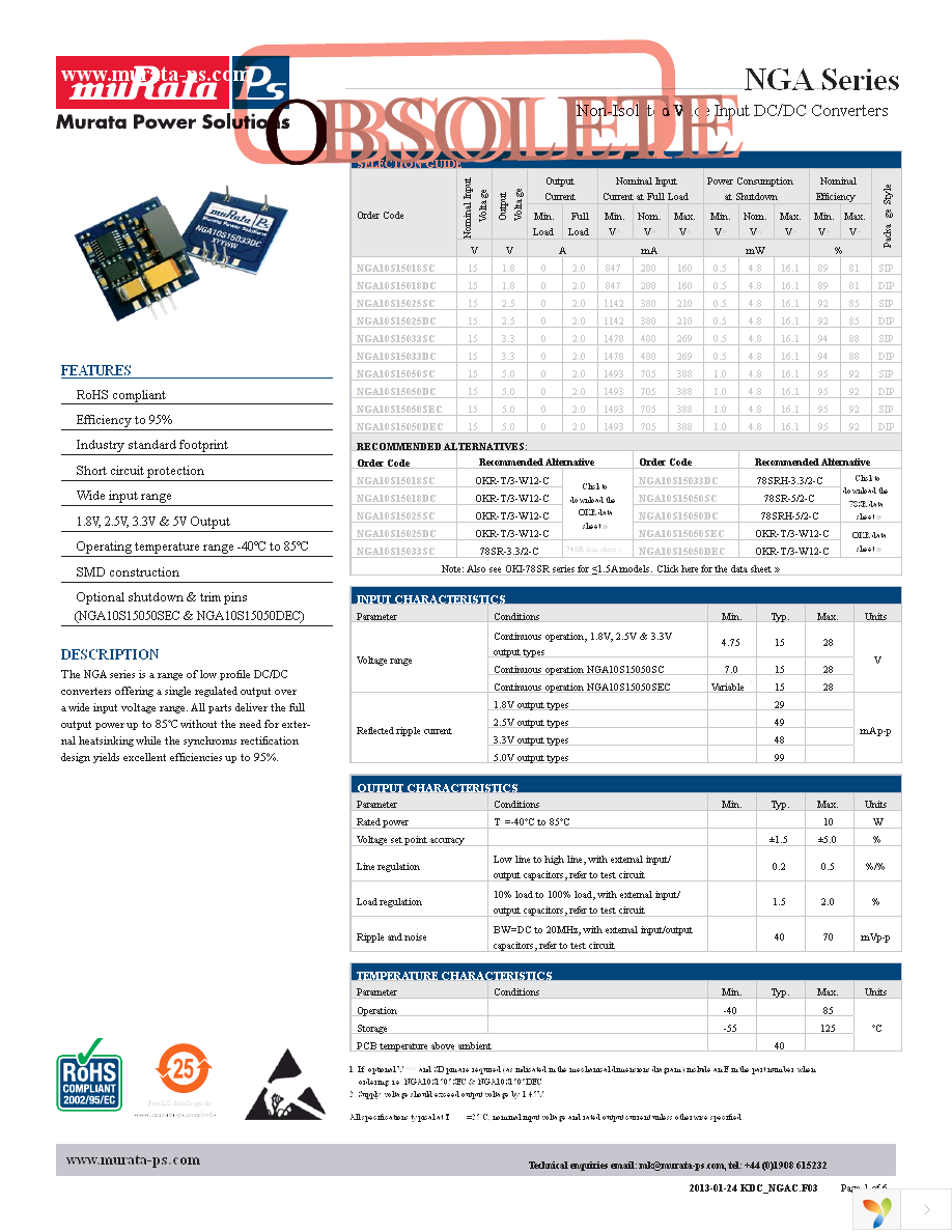 NGA10S15033SC Page 1