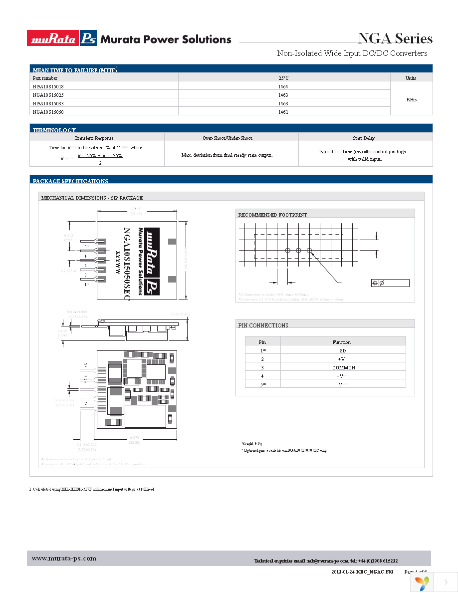 NGA10S15033SC Page 4