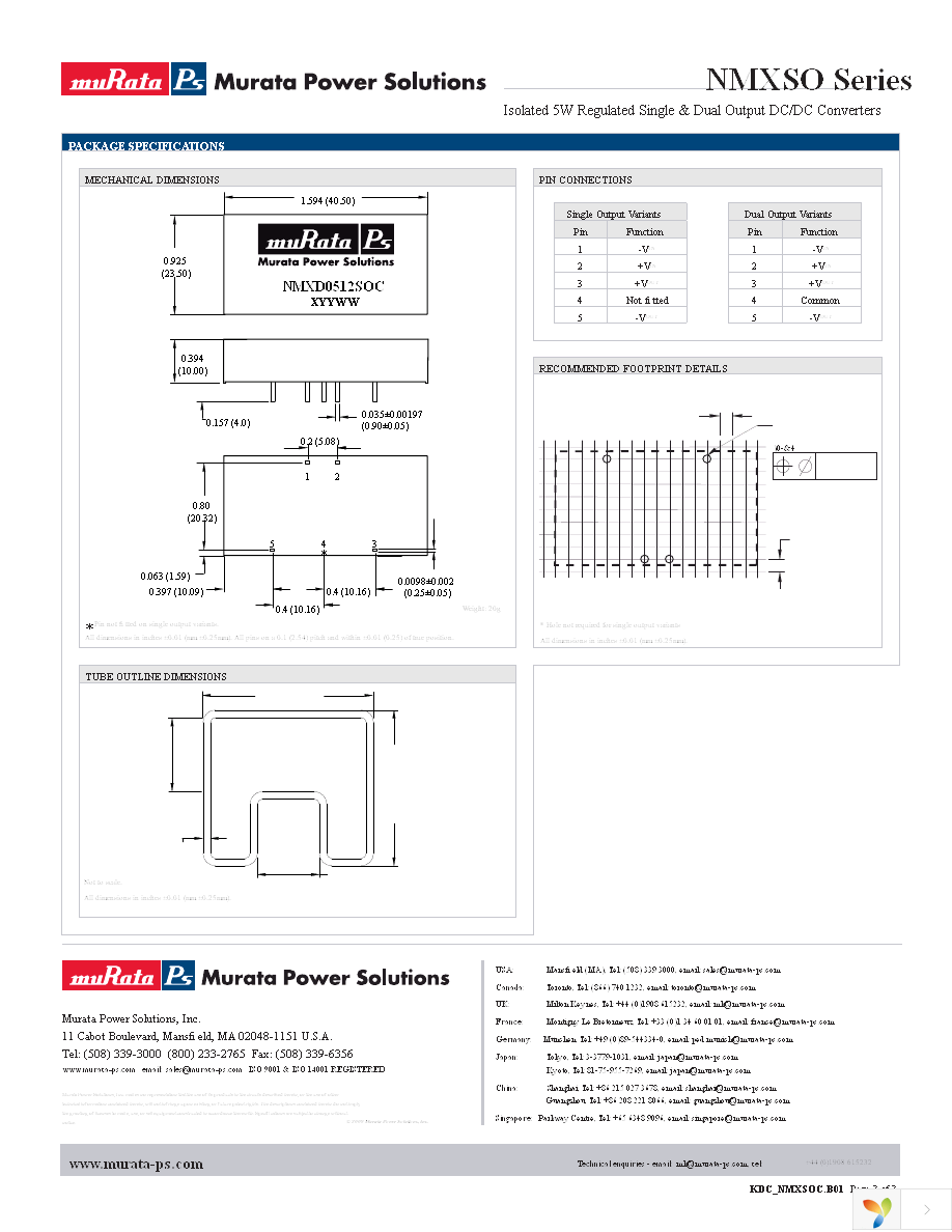 NMXS0512SOC Page 3