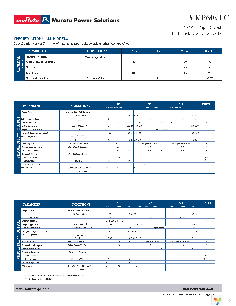 VKP60LT512C Page 3