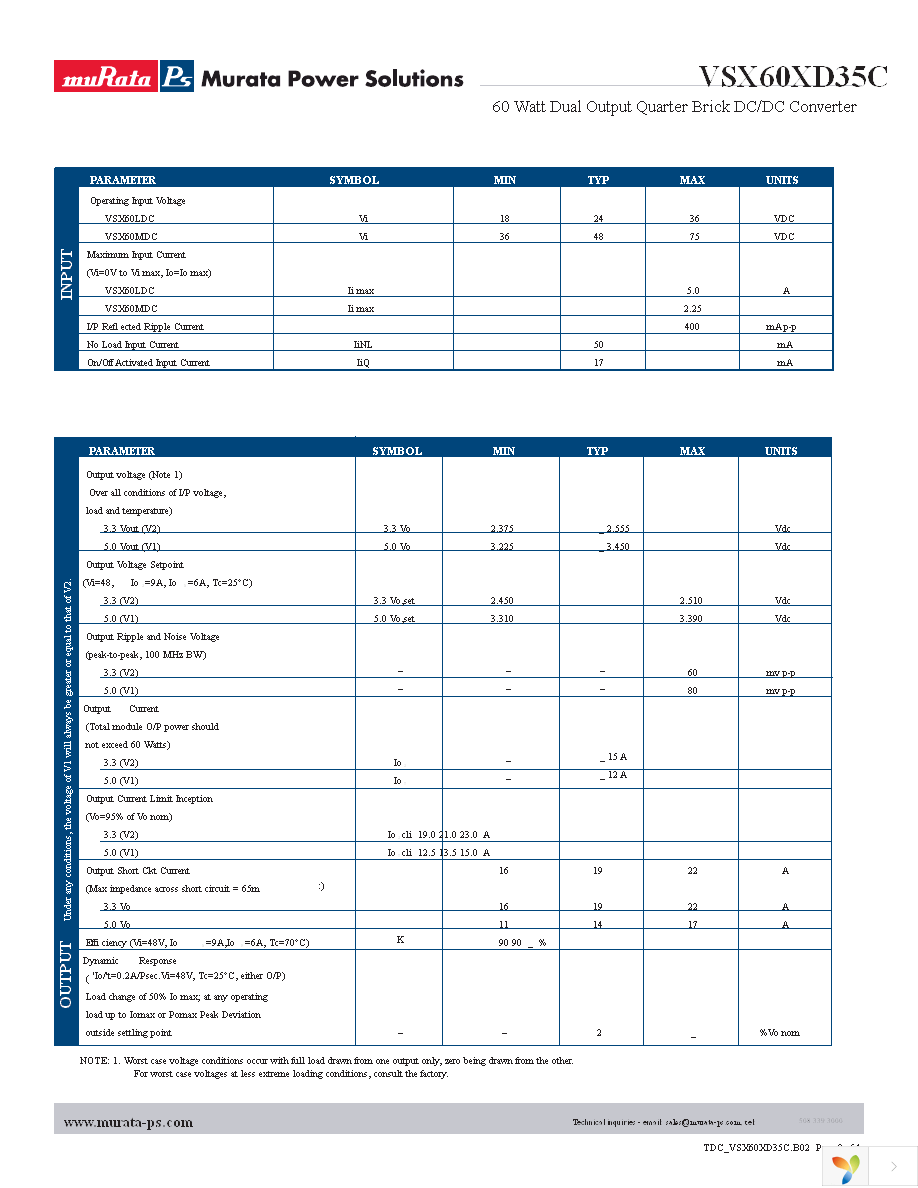 VSX60LD35C Page 2