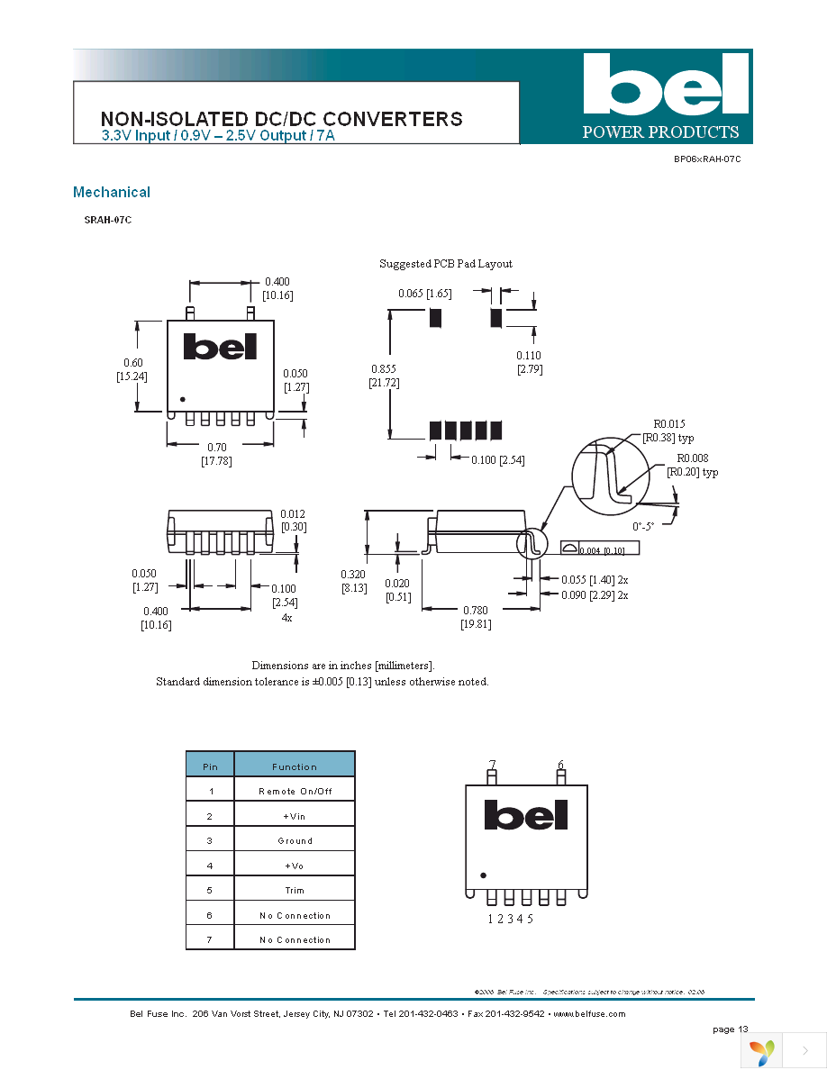 SRAH-07C2500 Page 13