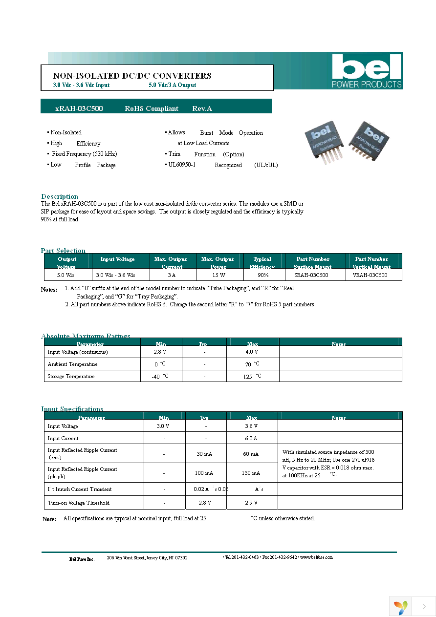 SRAH-03C5000 Page 1