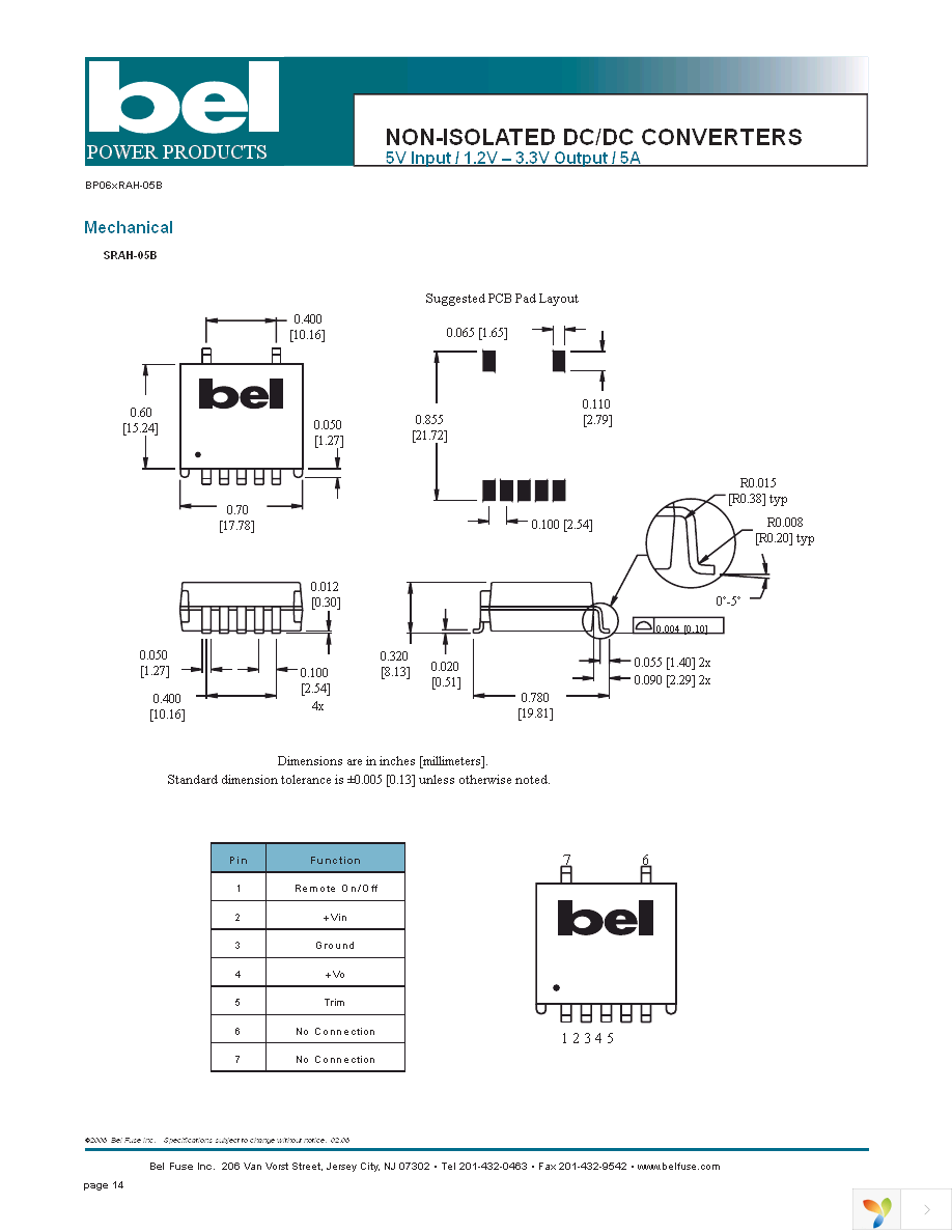 SRAH-05B1200 Page 14