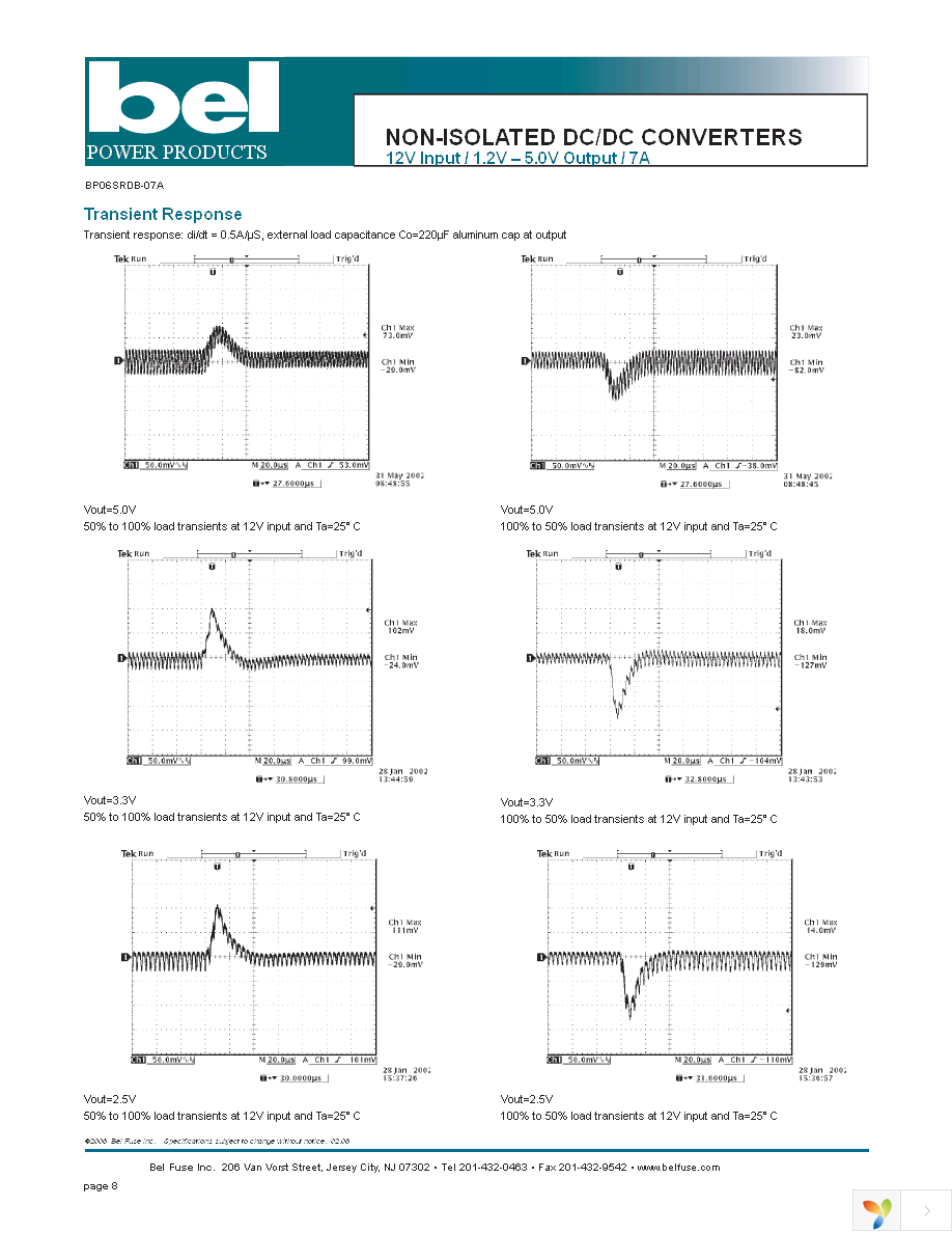 SRDB-07A120G Page 8