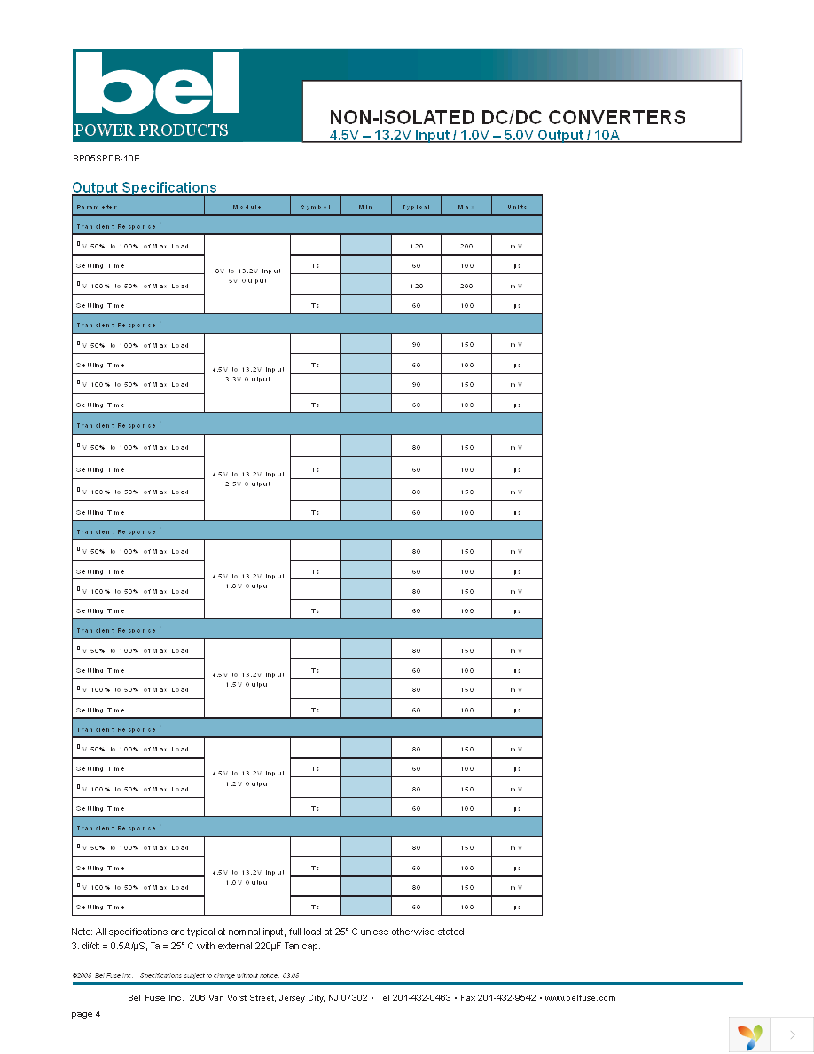 SRDB-10E100G Page 4