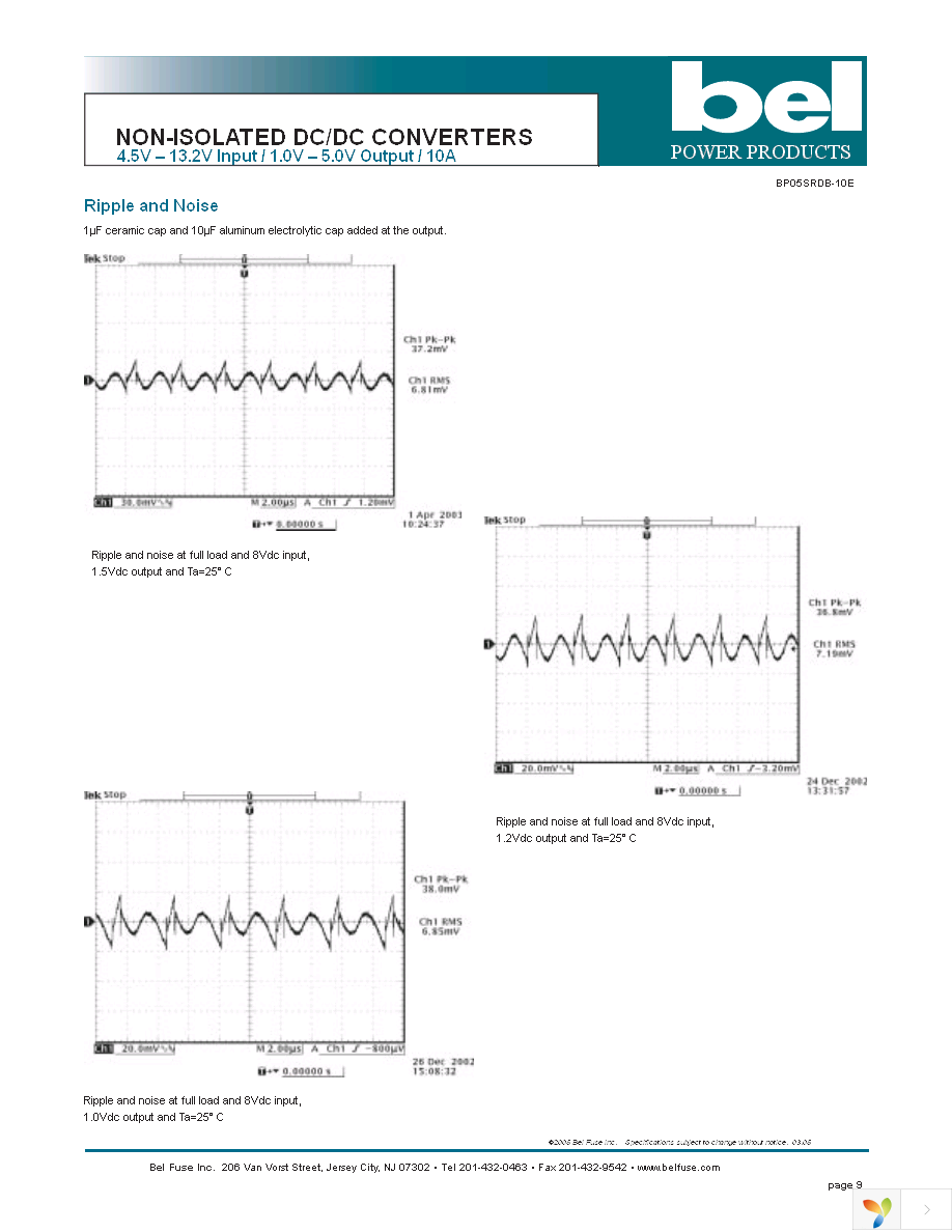 SRDB-10E100G Page 9