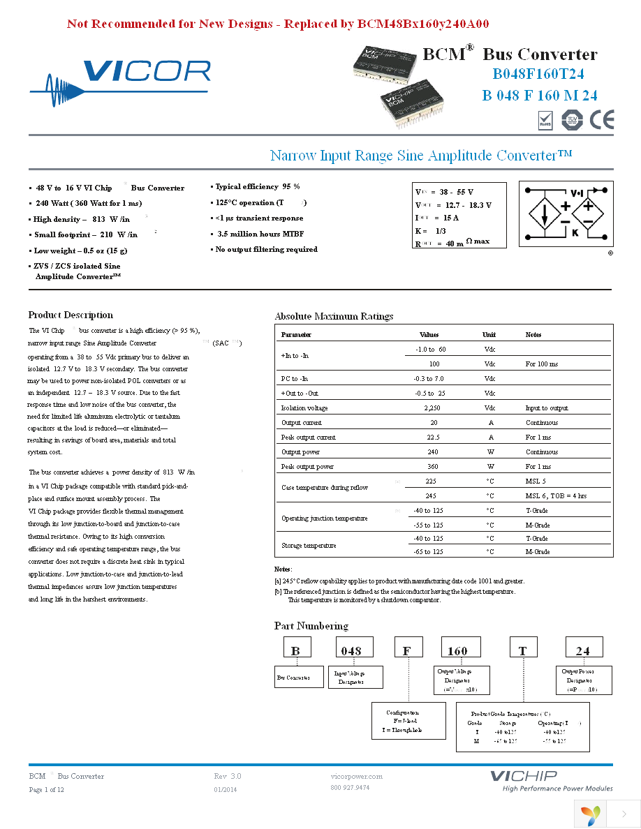 B048T160T24 Page 1