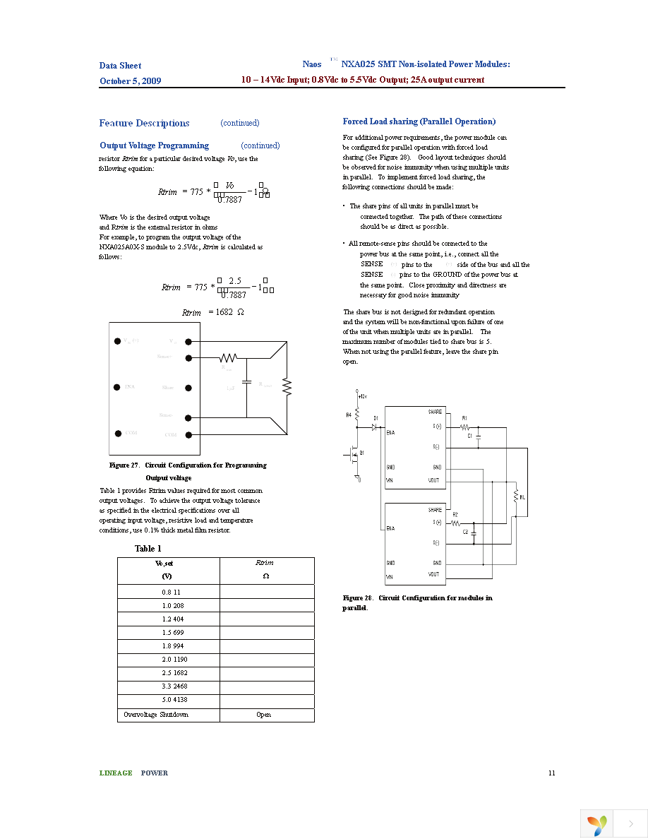 NXA025A0X-S Page 11