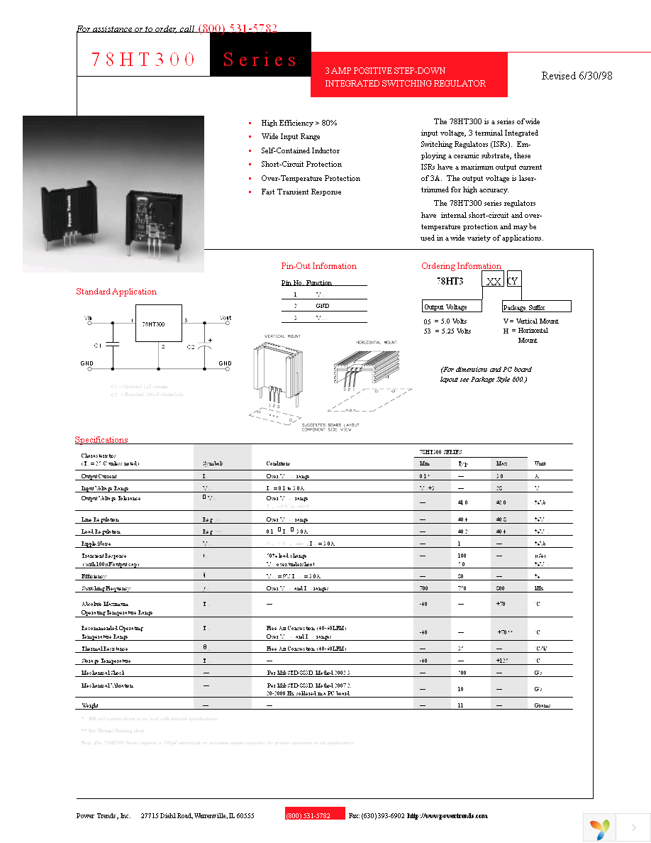 78HT305HC Page 1