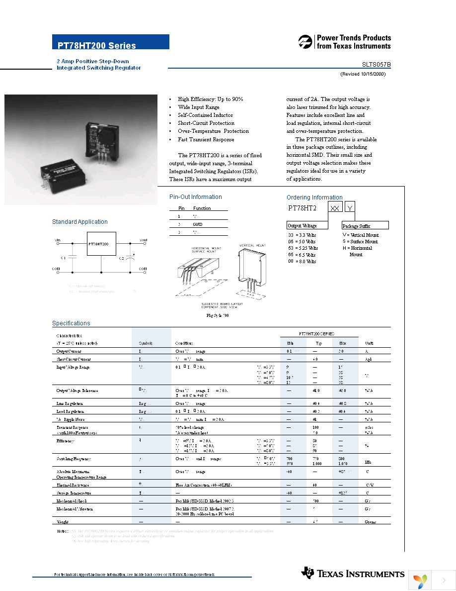 PT78HT205V Page 1