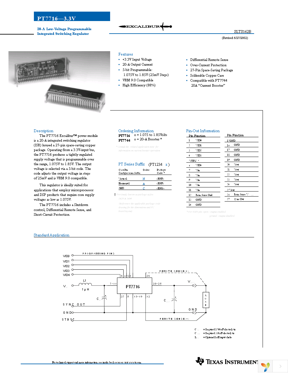 PT7716C Page 1